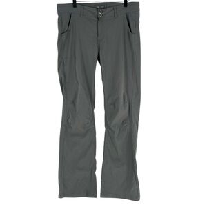 Prana Halle Gray Bootcut Stretch UPF50+ Roll Up Outdoor Hiking Pants Size 12